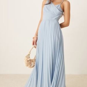ASOS Light Blue Midi Dress